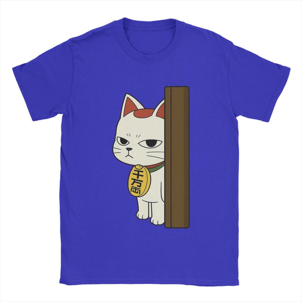 Novelty Anime Dandadan Turbo Granny Cat T-Shirt for Men Crewneck Pure Cotton T Shirts  Short Sleeve Tees New Arrival Clothes