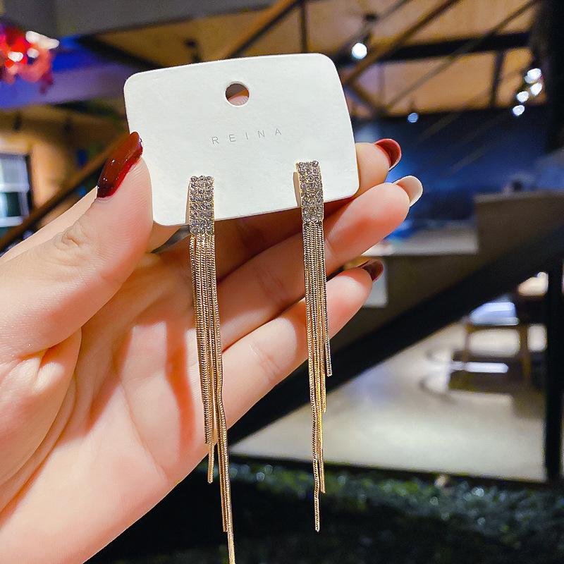 

Циркон жемчуг пентаграмма серьги с бахромой модные легкие роскошные высококлассные серьги-пусеты элегантные серьги с темпераментом