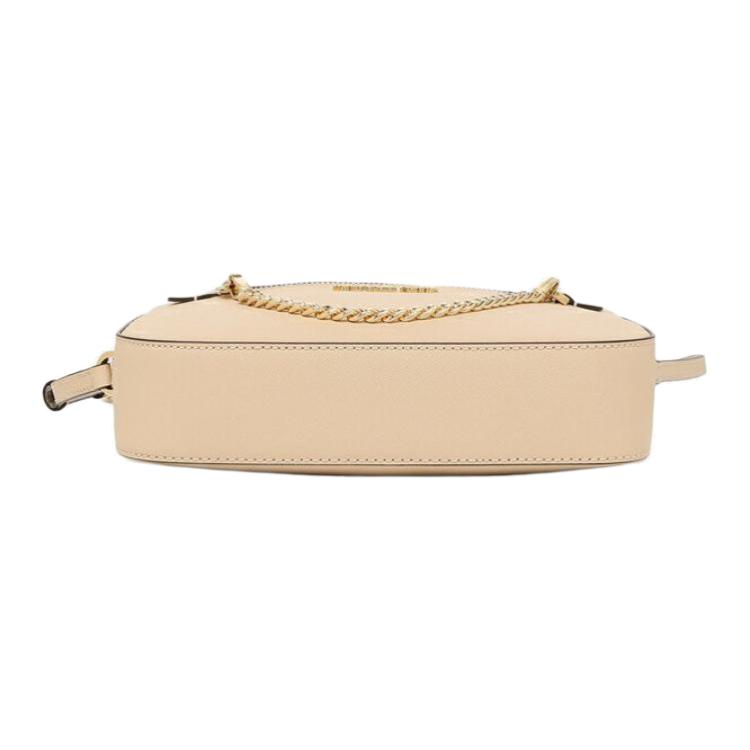 Michael Kors MK Jet Set Logo Zip Closure Saffiano Leather Shoulder Crossbody Bag Large Women Bags Camel 35S1GTTC7L-GAMEL