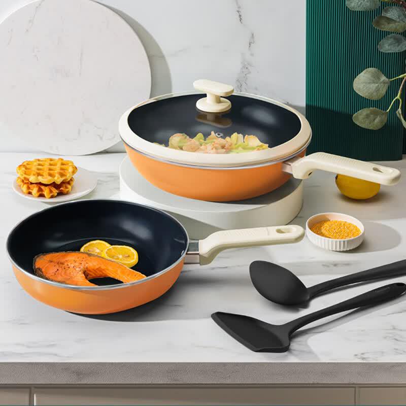 Glasslock Titanium Non-stick Enamel Cookware Set