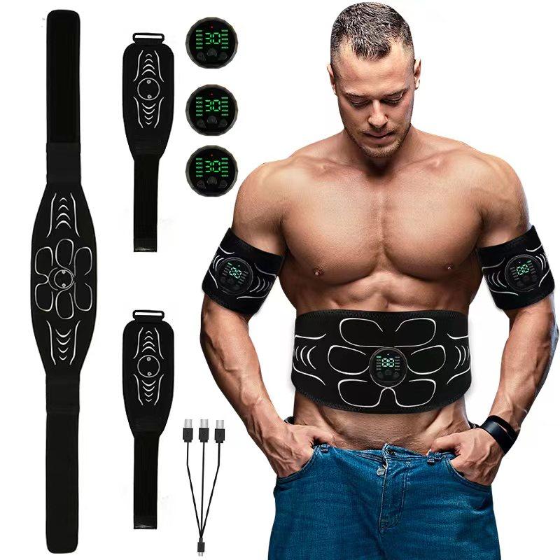 Electronic Muscle Stimulator Abs Stimulator Muscle Toner Ab Machine Trainer For All Body Strength Training Workout Equipment
