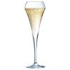 Crystal Champagne Flutes Set of 6 - 210ml Glasses for Perfect Wine Pour and Aroma Enhancement