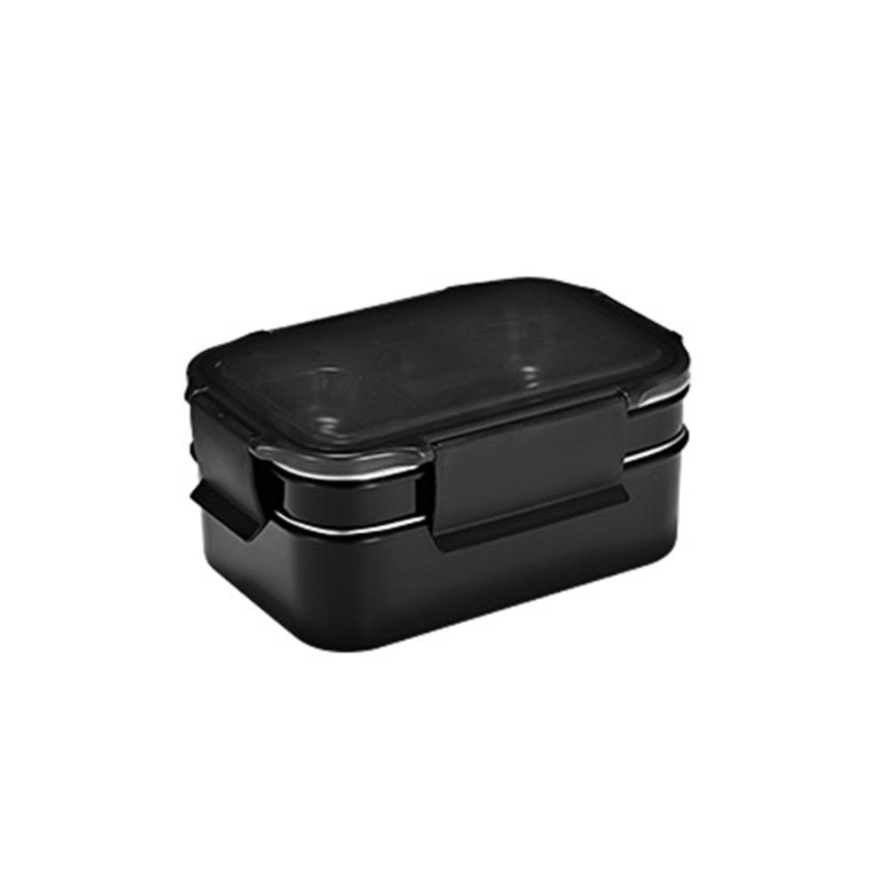 Rectangular Food Storage Box Leak-Proof Fresh-keeping Box Double Layer Thermal Lunch Box  Canteen