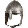 Casco de Acero Spangenhelm Vikingo Medieval Portátil Casco de Armadura de Acero LARP Recreación Cosplay Regalo