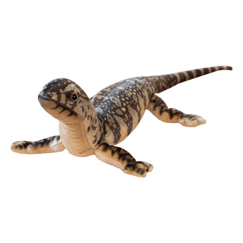 Simulated Lizard Doll Plush Toy Four-Legged Snake Reptile Giant Lizard Toy Ornament Zoo
