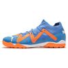 Future Match Round Toe Lace-Up TT (Rubber Studs) Artificial Turf Soccer Shoes Men Soccer Shoes Blue Orange 107184-01