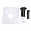 Wandhängendes WC Anschlussset 18,5cm HDPE Unterputzspülkasten Ablaufrohr Set für Badezimmer