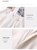 Summer 2025 Women's High-Waisted Gray Wide-Leg Pants - Slimming, Floor-Length, Drapey, Loose, Casual Straight-Leg Design.