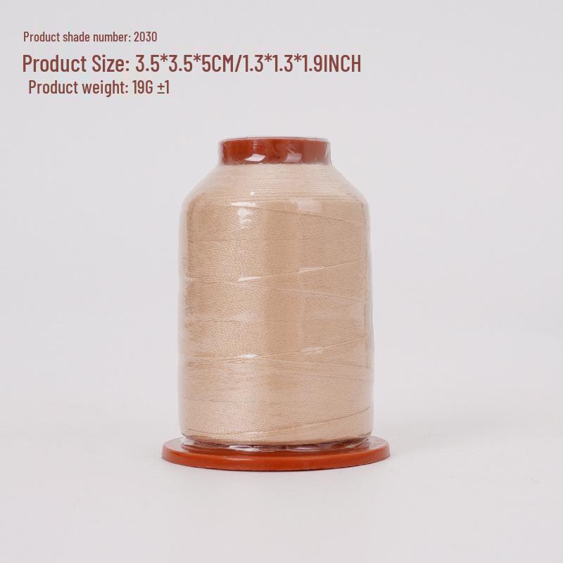 Polyester Sewing Thread: 100 Colors, 500 Yards, Fine Two-Strand, High-Speed, for Hand Sewing