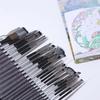 24pcs/set DIY Art Nylon Brush Set Nylon Hair Artist Paint Brushes  Watercolor Painting