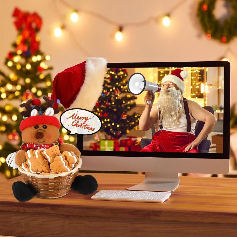 Weihnachtsdekoration Süßigkeiten Aufbewahrungskorb Schreibtischschmuck Süßigkeiten Snack Behälter