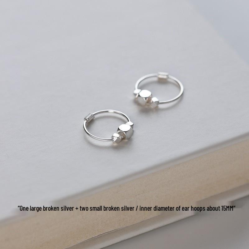 

Простые циркониевые каффы в корейском стиле для женщин - Без пирсинга, Мода холодной осени/зимы