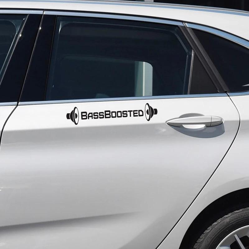 40*8Cm Exquisite Car Styling Funny Bassboosted Bass Boosted Car Vinyl Decal Body Decals Carving Vinyl Decal Car Accessory