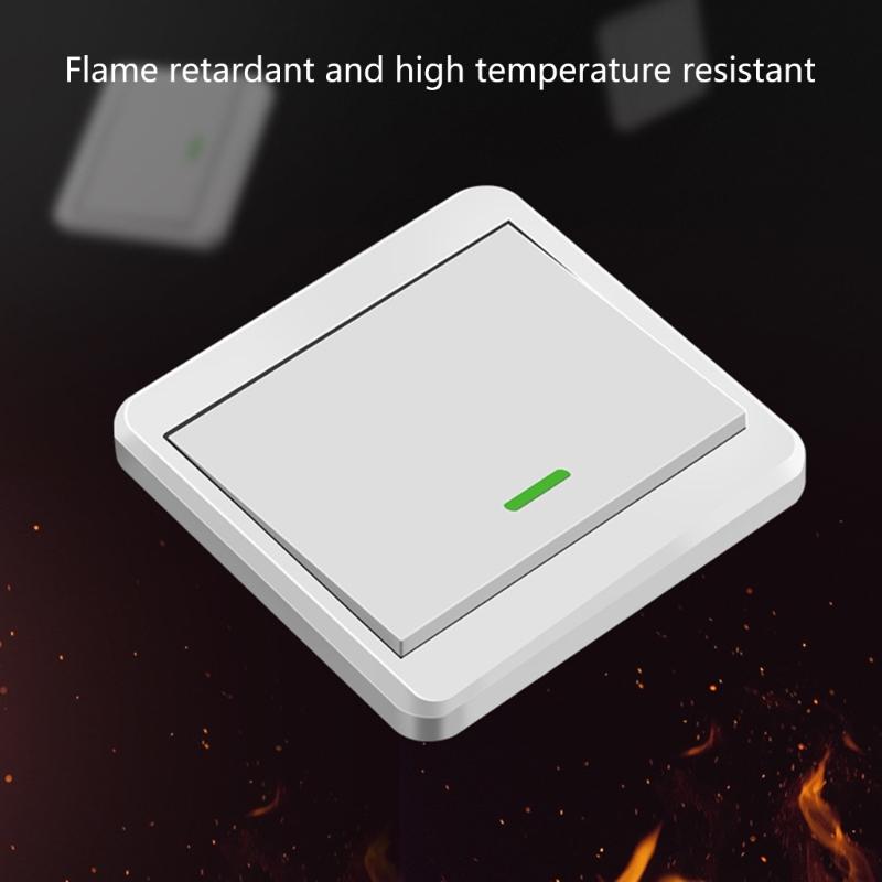 Wireless Remote Control Switch Wall Panel Transmitter Wireless 433mhz Light Switch for Homes Living-Room Bedroom