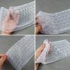 Keyboard Cover for Bluetooth-compatible Wireless Keyboard Silicone Keyboard Protectors Skin Ergonomic Keyboard Protective