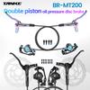TANKE MT200 Freio a Disco Hidráulico para Bicicleta Freio MTB BL BR 800/1600mm Freio de Bicicleta 2 Pistões Alavanca de Aço de 3 Dedos Peças de Bicicleta Upgrade