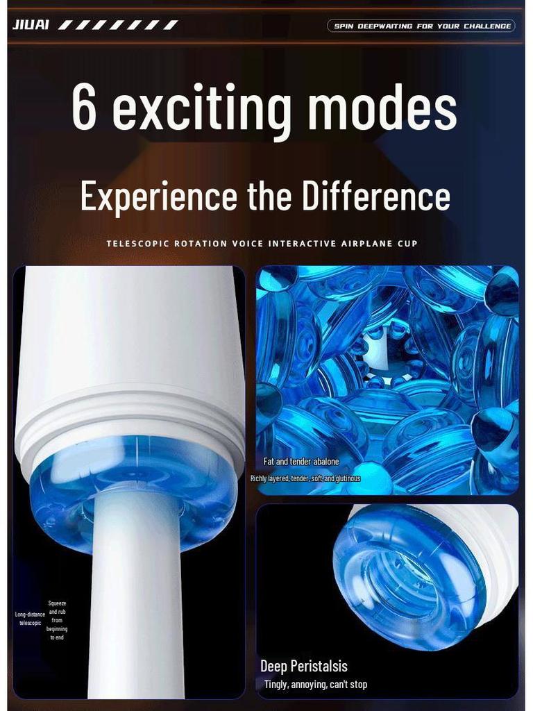 Jiuai Pánský elektrický automatický masturbační pohárek