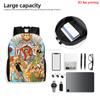 One Piece Mochila Escolar 15-Inch Large Capacity Durable Lightweight Adjustable Cartoon School Backpack Unisex For Kids Age 6-10