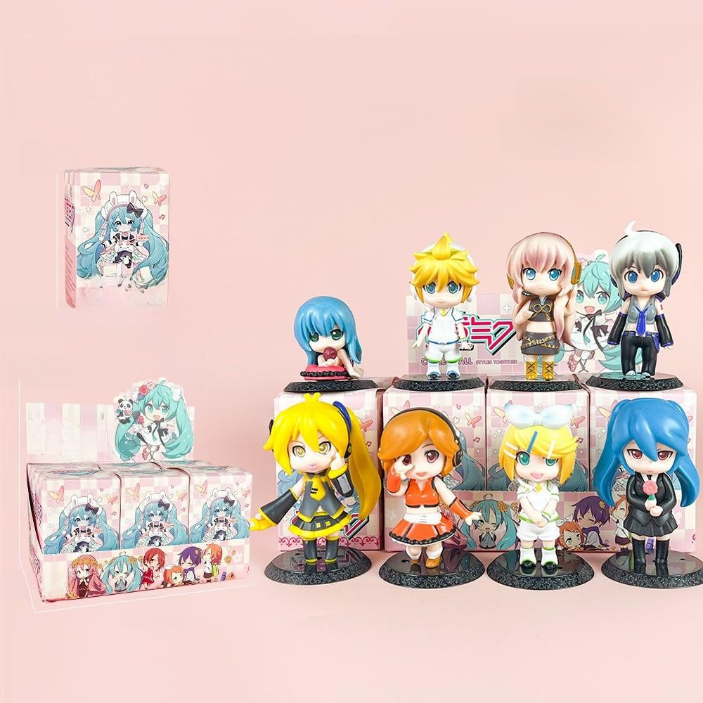Hatsune Miku Pvc Figurine Collection Set With Assembly For Anime Enthusiasts And Display