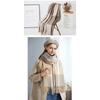 Warm Wool Scarf for Women Winter Plaid Design Soft Wear Open Scarves Female High Quality