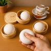 Slow Rising Steamed Bun Fidget Toy Low Rebound Steamed Bun Squeezable Toy  for Adults