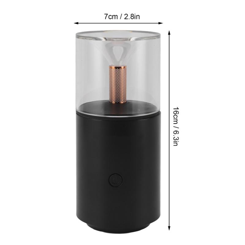 Car Diffuser Humidifier Aromatherapy Essential Oil Diffuser Portable Mini Humidifier USB Candlelight Aroma Diffuser For Car