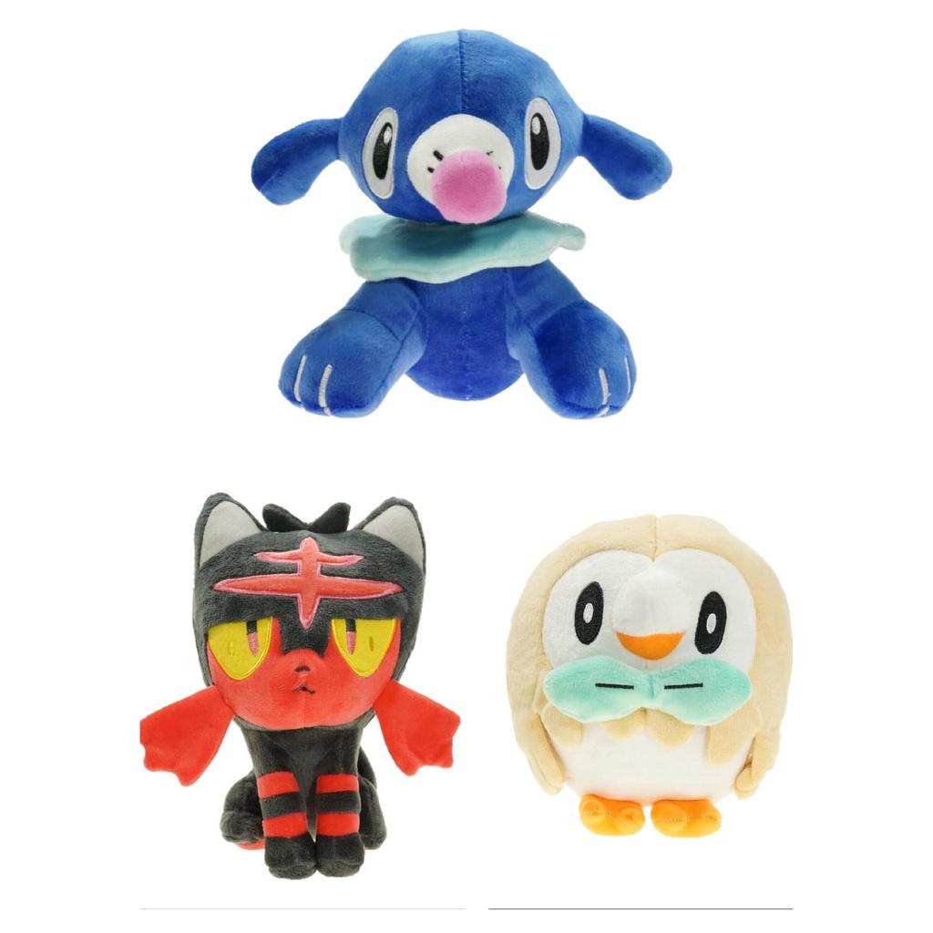 10" Kemon Legend Rowlet Litten Popplio Plush Toy Soft And Cuddly Animal Doll