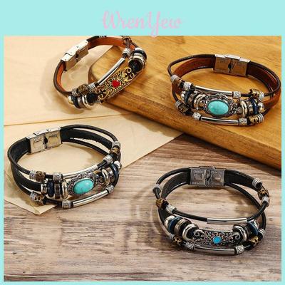 Hot Selling Leather Bracelet For Men And Women Vintage Ethnic European And American Style