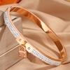 Titanium Steel Design Gypsophila Lock Women's Light Luxury Bracelet Bracelet