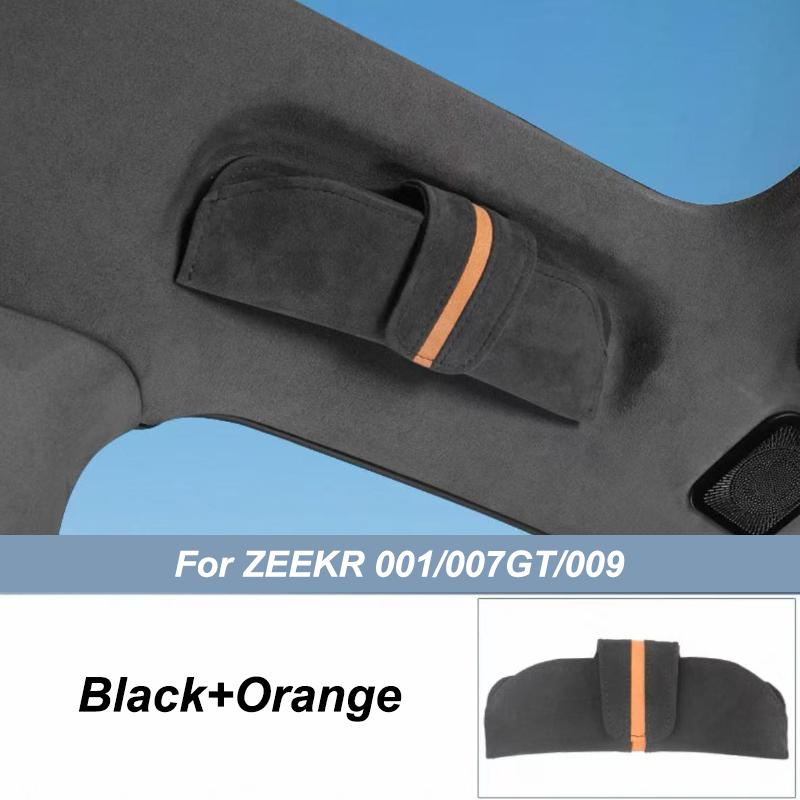 For ZEEKR 001/009/007GT 2021-2026 Interior Magnetic Glasses Case Suede Glasses Storage Box Car Styling Modified Accessories