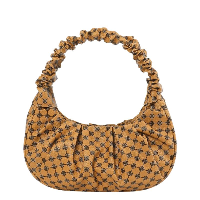 Women's Soft Zipper Bags Sewing Line High-Quality Interior Shoulder Bags Fashion