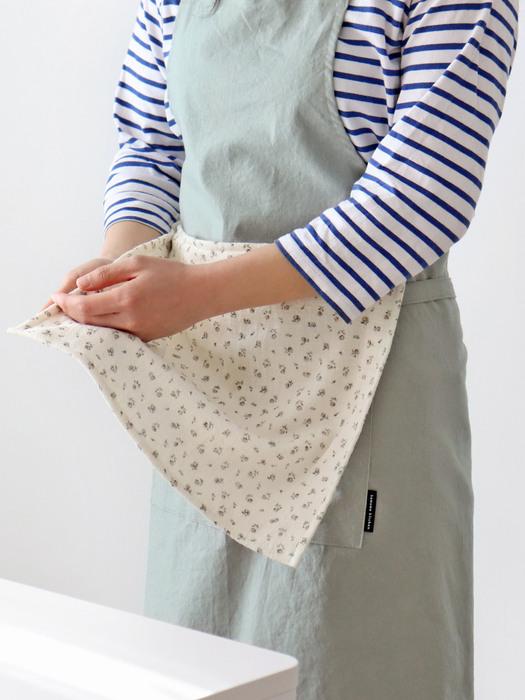 Kamomekitchen Kamome Kitchen 2-in-1 Apron Kitchen Towel Set - Mint apron mint + towel mint