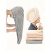 Microfiber Hair Towel, Hair Cap, Premium Quick Drying Super Absorbent Ultra Soft Comfortable Hair Turban Wrap For Frizzy Curly Damaged Hair