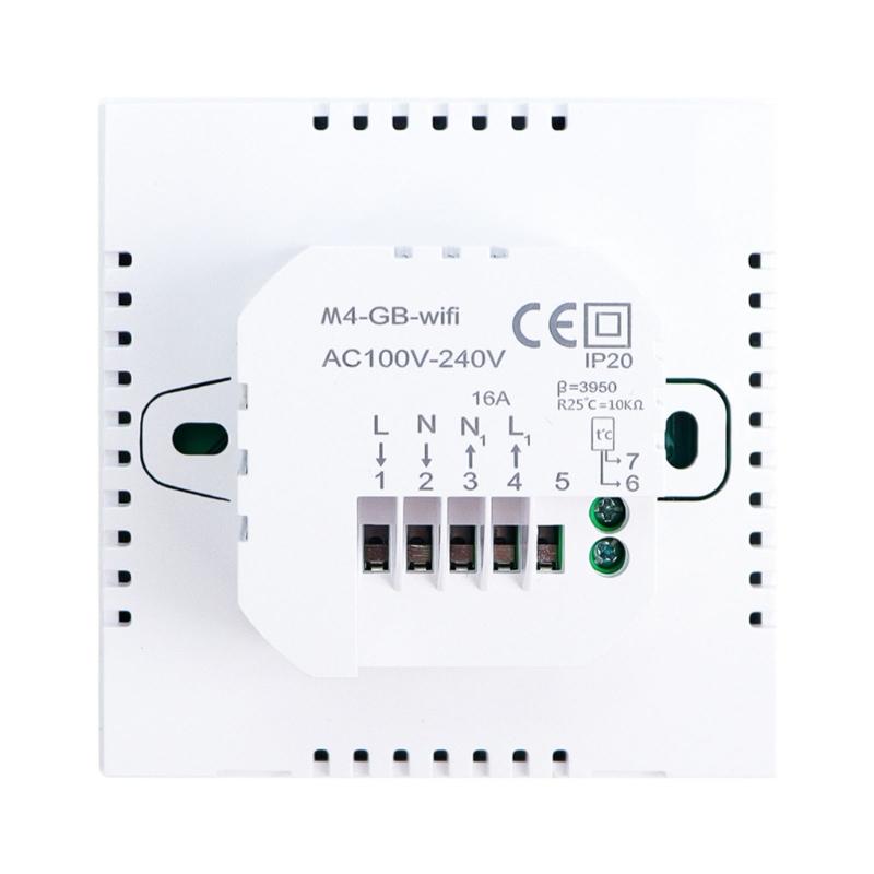 WiFi Thermostat for Electric Underfloor Heating Smart Underfloor Heating Controller Thermostats Simple Installation