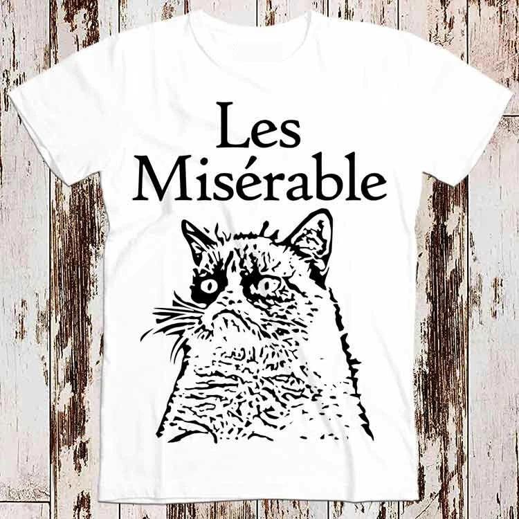 Les Miserable Le Grumpy Cat T Shirt 8572 S