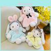 Cartoon Girl Rabbit Plush Doll With Pp Cotton Filling For Room Decor And Play