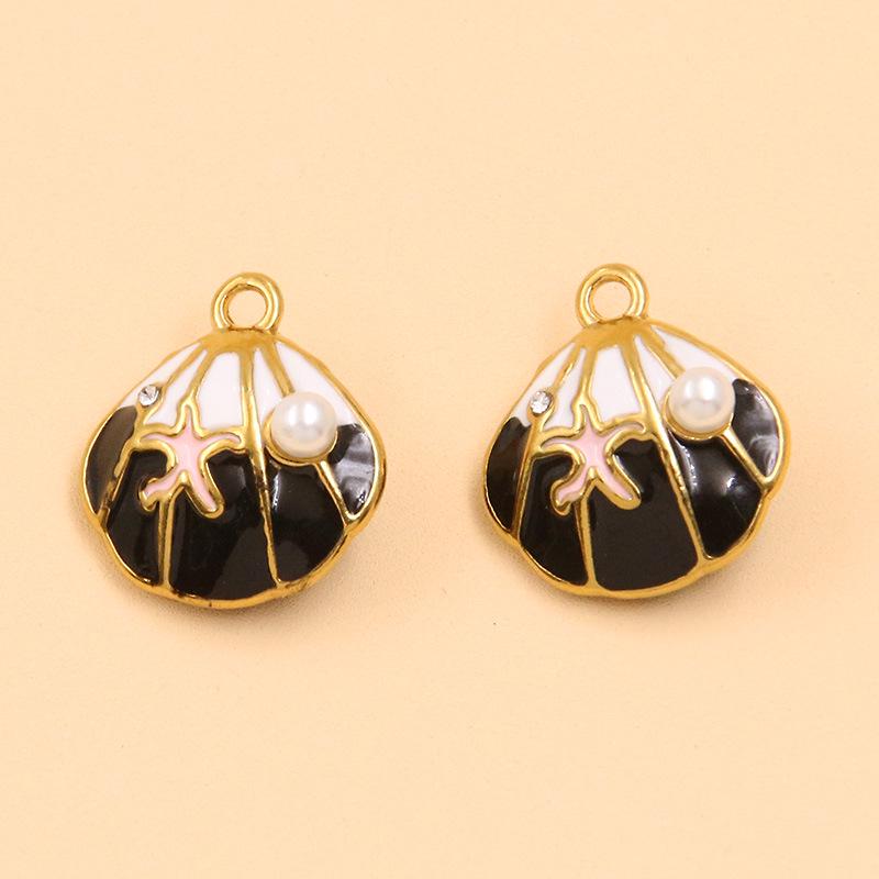 17x18mm Stainless Steel Shell Pendant Charm for DIY Jewelry