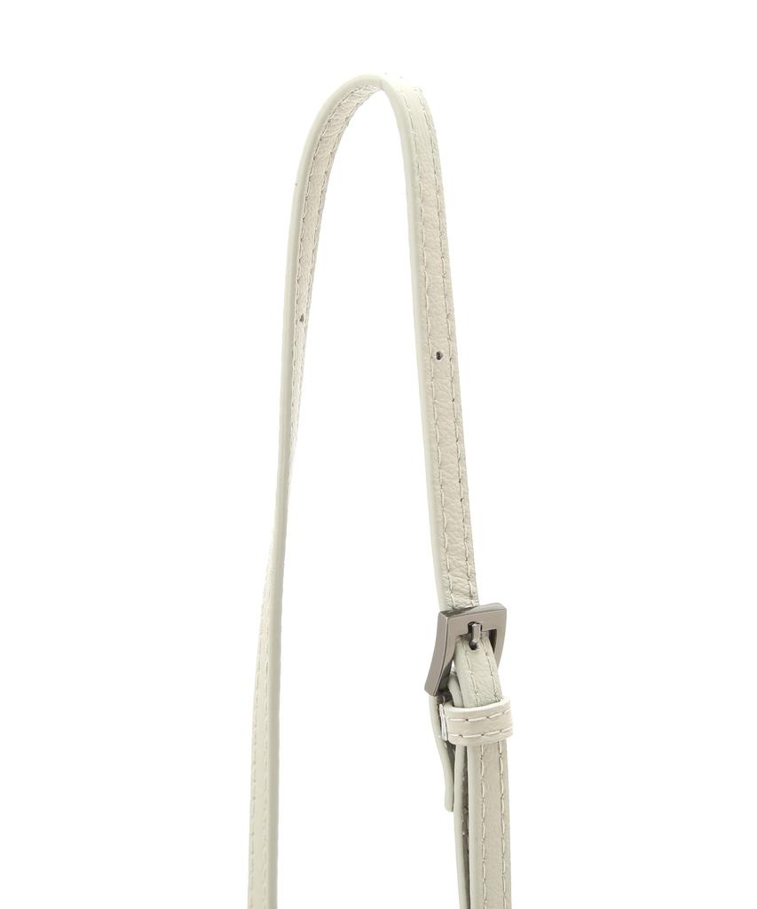 Avirex WEB&DEPOT Exclusive Leather Chain Shoulder Bag, Women's, F 020, Gray, 783-4976703