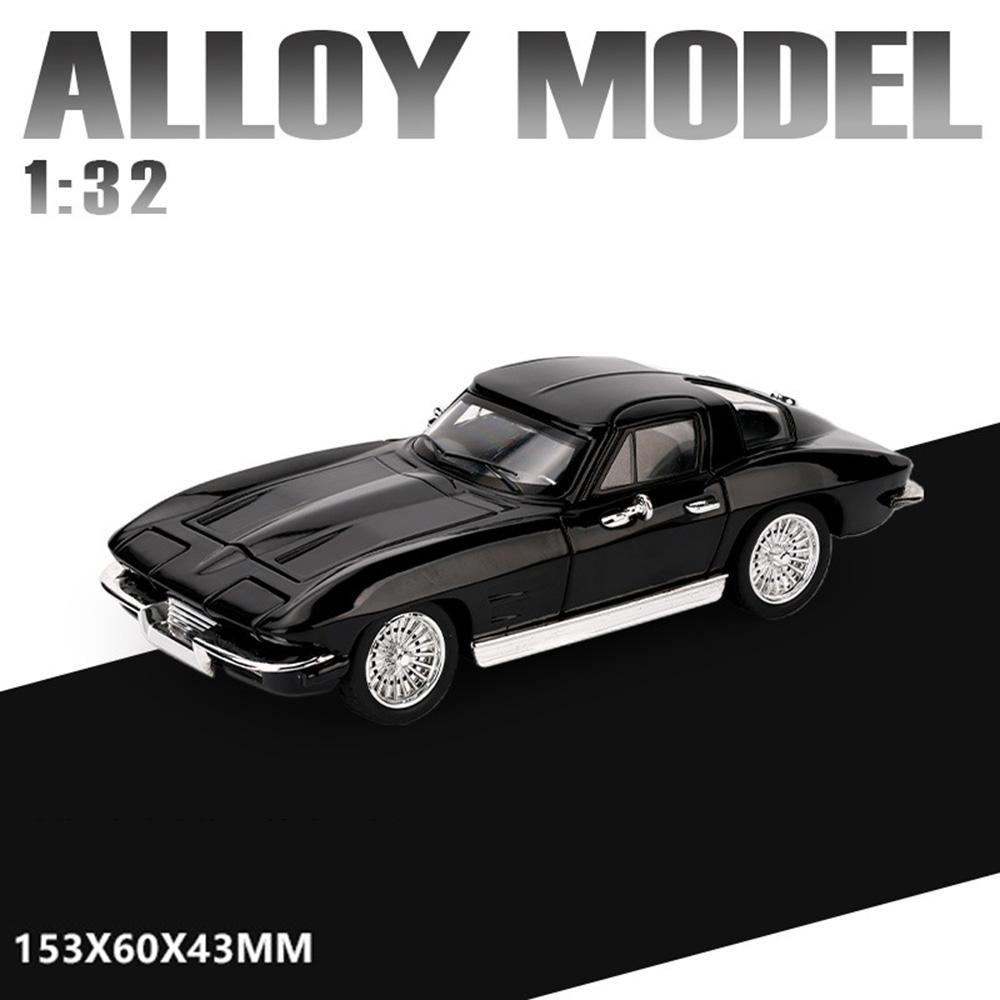 1:32 Scale C8 ZR1X C2 Model Toy Car Metal Diecast Doors Opened Supercar Rear Wheel Pull Back Models Toys Exquisite Gifts