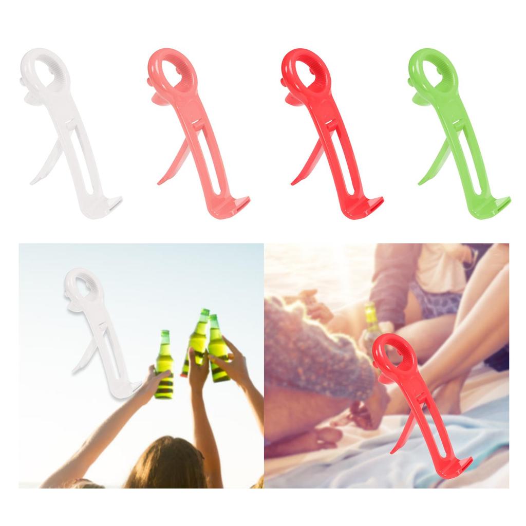 2 in 1 Bottle Opener Jar Lid Remover Manual Multifunction Multiuse Phone Stand