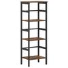 Bookshelf Smoked Oak 40 X 29.5 X 115 Cm Particleboard