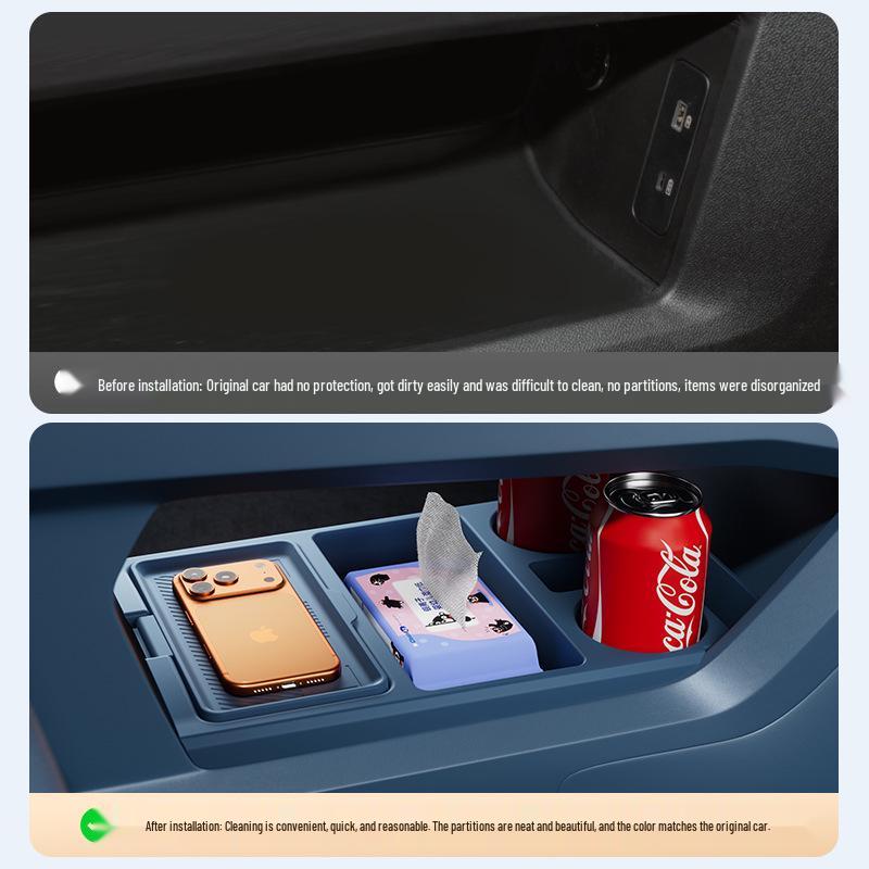 Complete Set of Interior Accessories for Zeekr 001 Center Console Storage Box