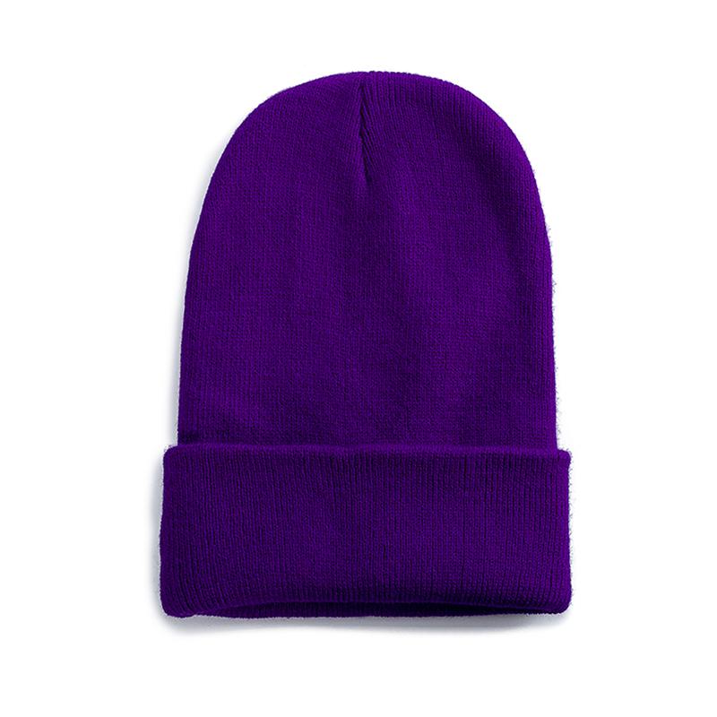 New Unisex Multicolor Autumn & Winter Beanie Hat Men Women Basic Daily Beanie Soft Knitted Hat All-match Streetwear Cap