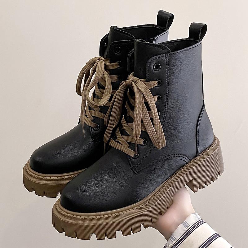 New 2024 Women's Fashion Chelsea Boots Autumn/Winter Plush Boots British Style Soft Leather Short Boots New Brand Designer Boots