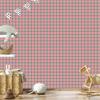 Vichy Plaid Wallpaper Red and Gray for Living Room and Bedroom 50x1000