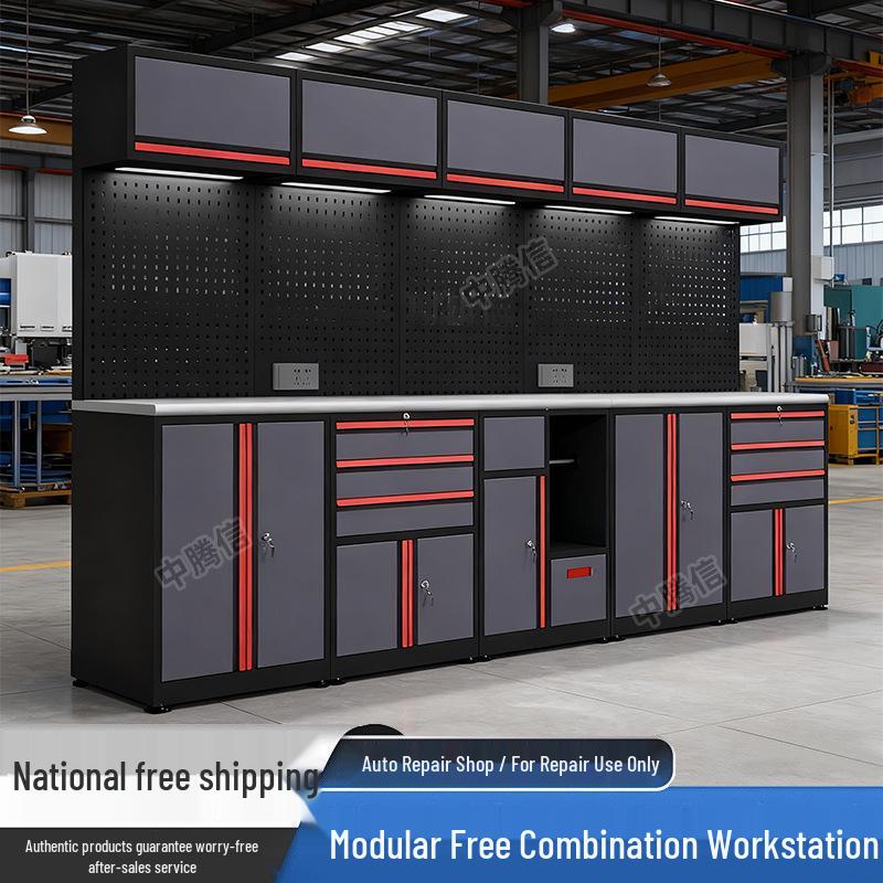 Zhongtengxin Multi-Functional Tool Cabinet & Bicycle Repair Workstation