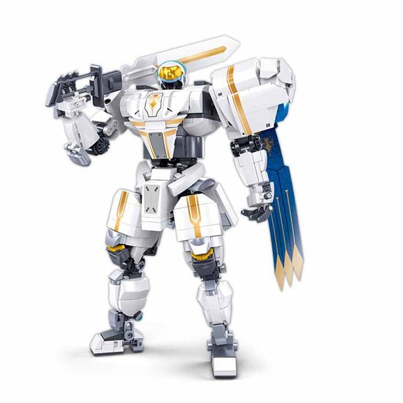 

660 шт., городская машина, броня, Альфа Артур, строительные блоки, Doom Beam, Mecha Warrior, 3D модель робота, сборка игрушек для мальчика