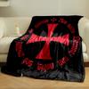 Medieval Knight Themed Throw Blanket Crusader Cross, Medieval Style,Blanket for Living Room Bed Couch lunch breakBlanket for Friend's festival Gift
