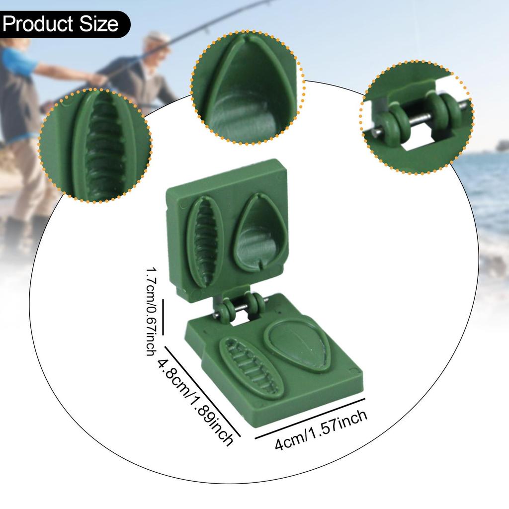 Fishing Lure Mould Portable Accessory Outdoor Lightweight Compact Gadget Tackle Tool Lure Mold Baits Shaper Shaping Tool