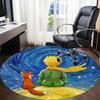 1pc Little Prince Office Round Area Rug, Under Office Chairs Bedroom Living Room Home Decor, Available in Various Sizes